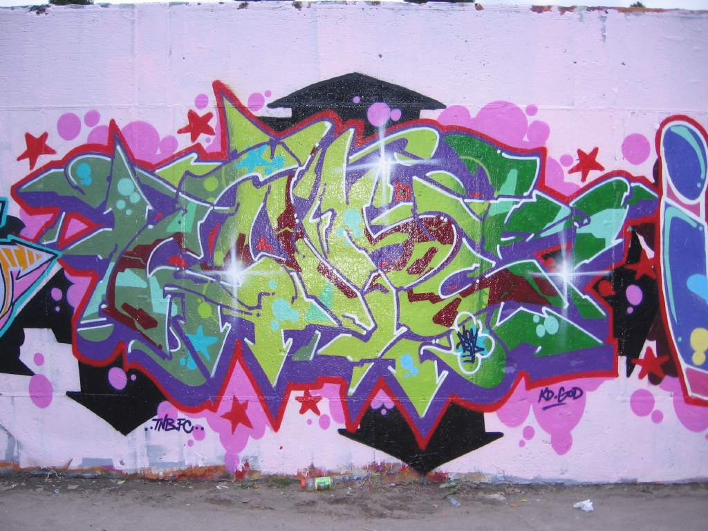 Visual orgasm graffiti