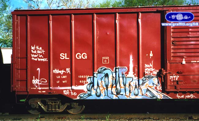 Visual Cancer North America Freight Train Graffiti