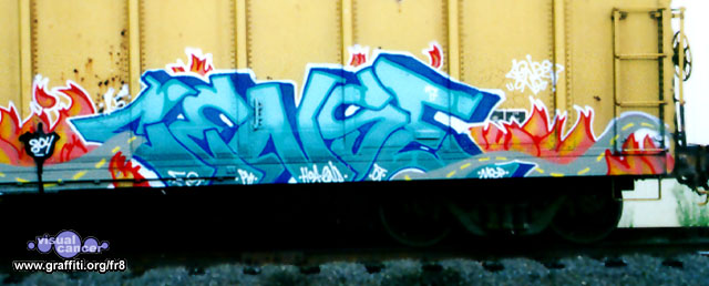 Visual Cancer North America Freight Train Graffiti